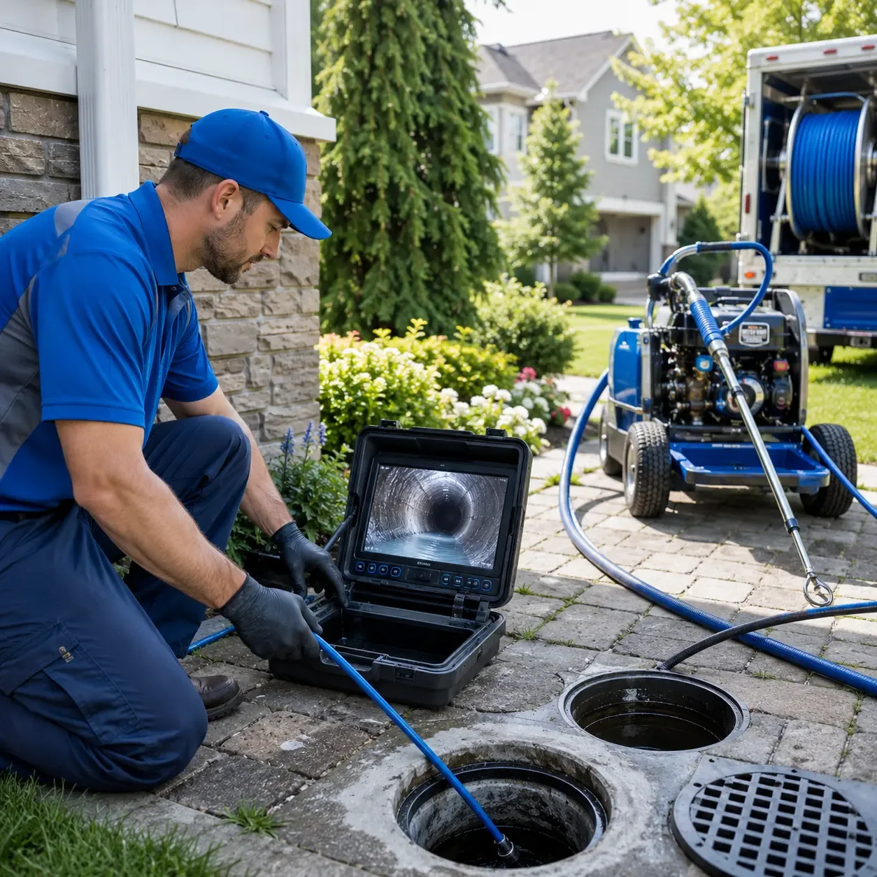 Outdoor drain cleaning professionals serving Curtiss, WI