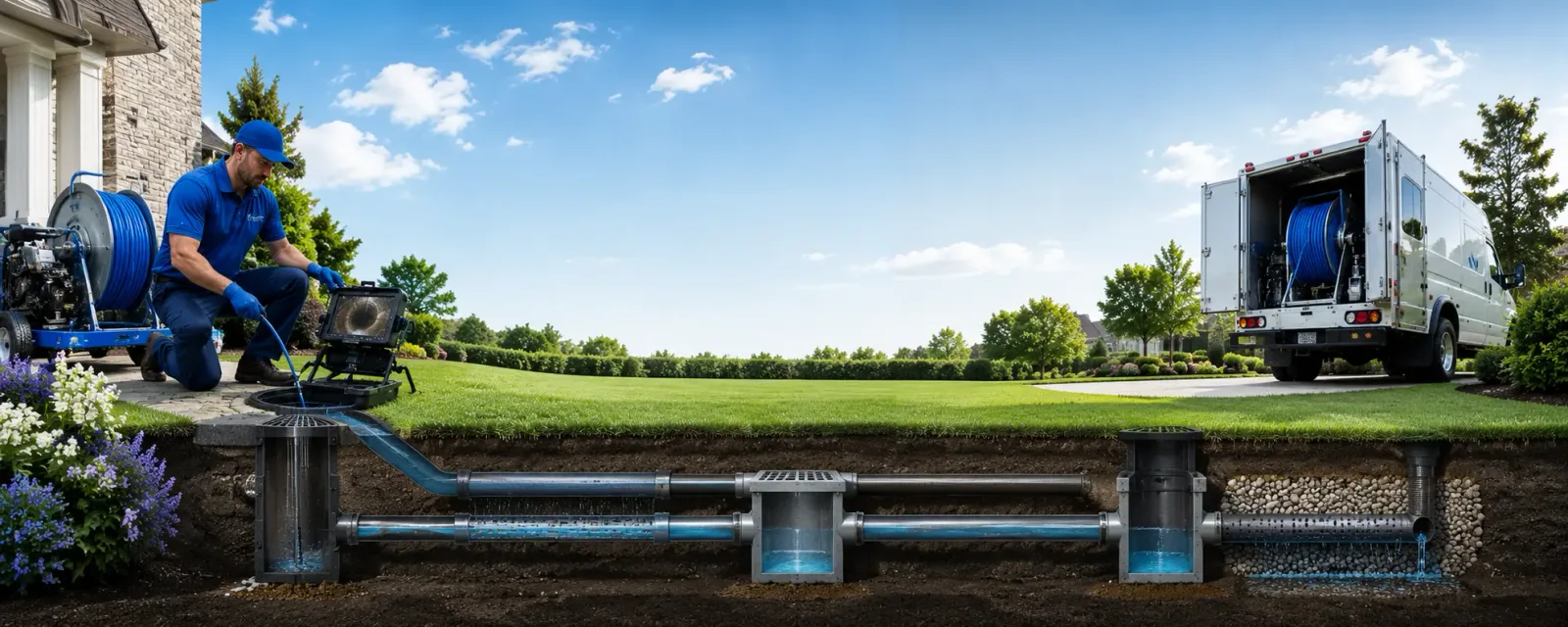 Outdoor drain cleaning information for Curtiss, WI
