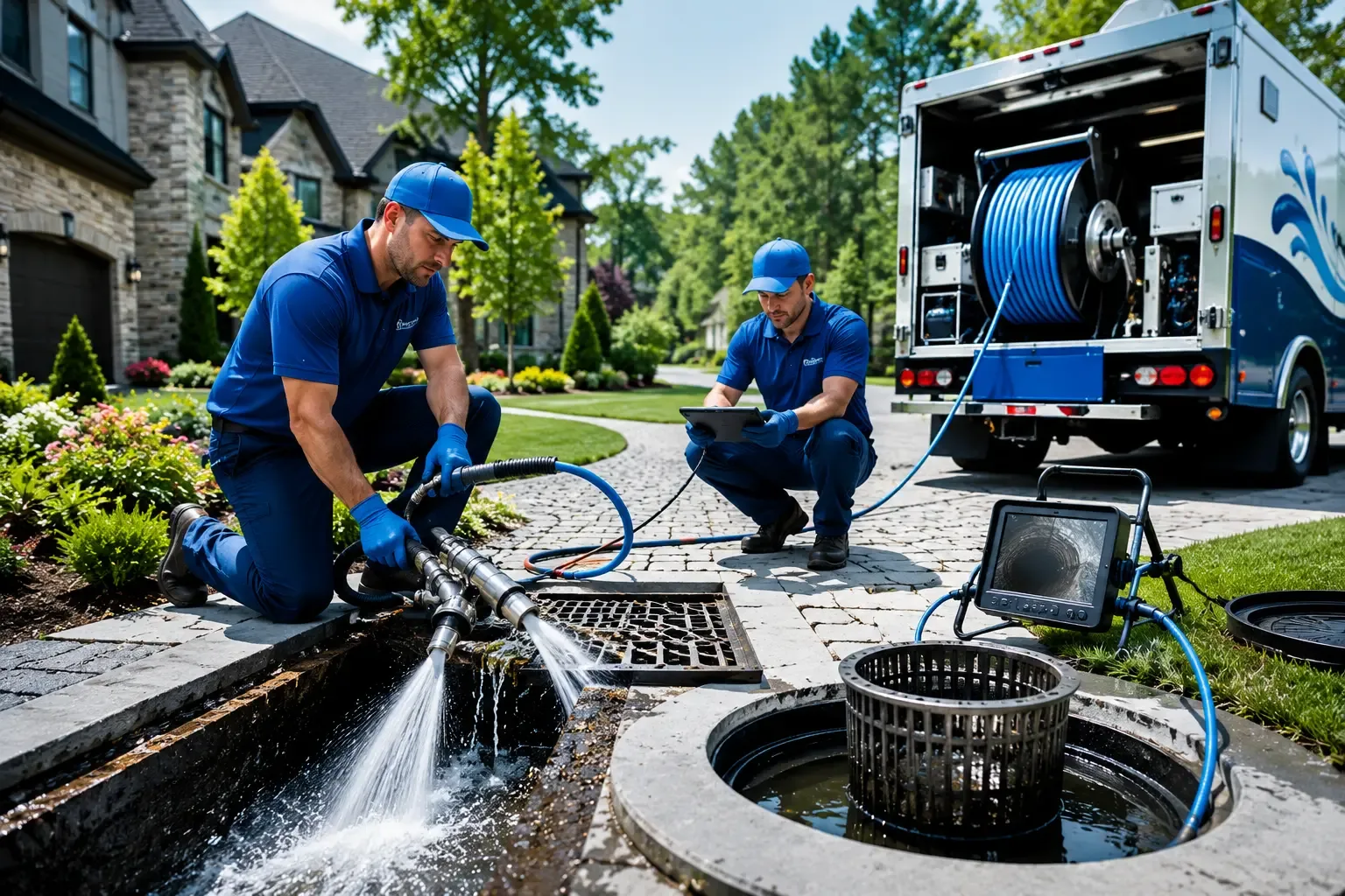 Local outdoor drain cleaning professionals in Curtiss, WI