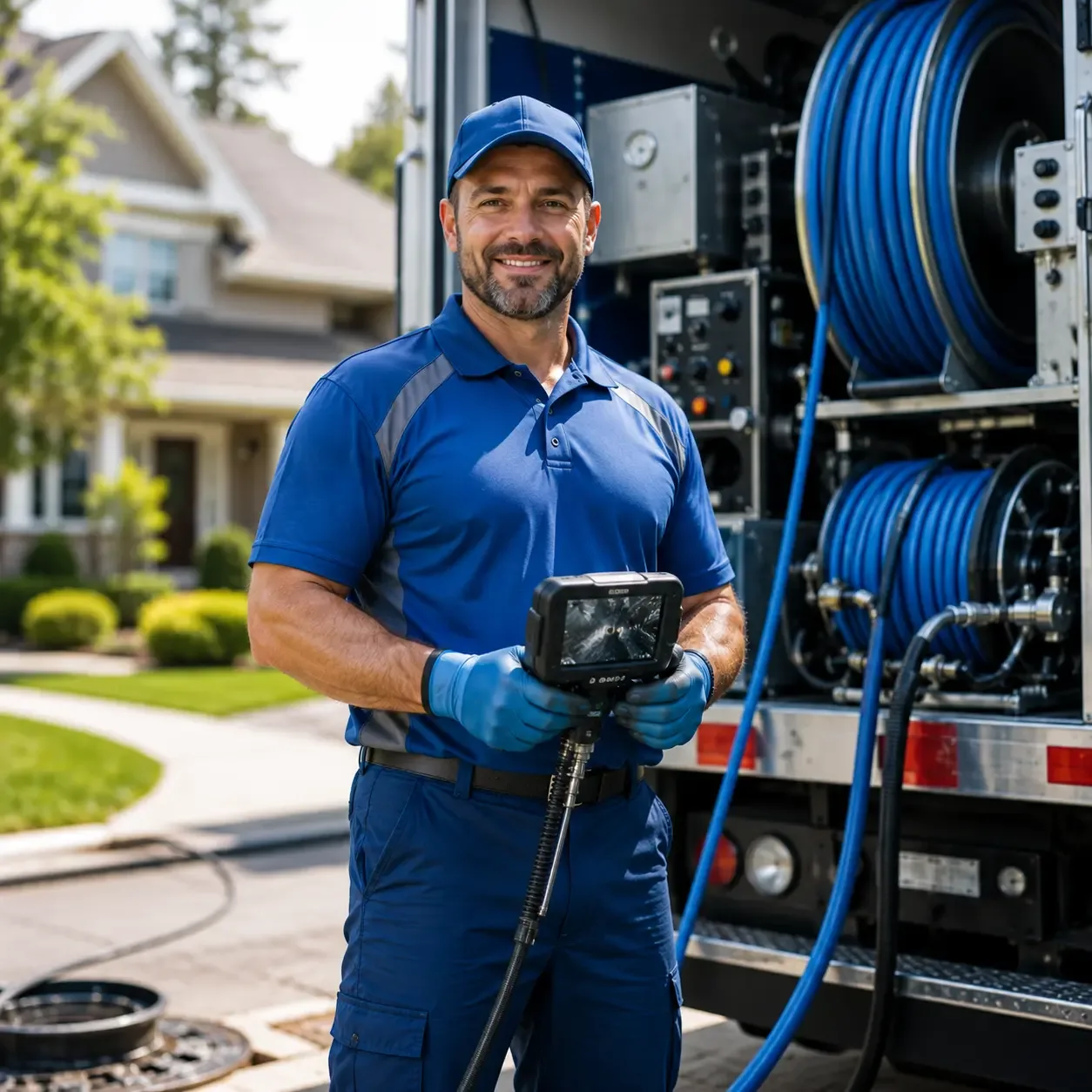 Local outdoor drain cleaning specialists in Curtiss, WI